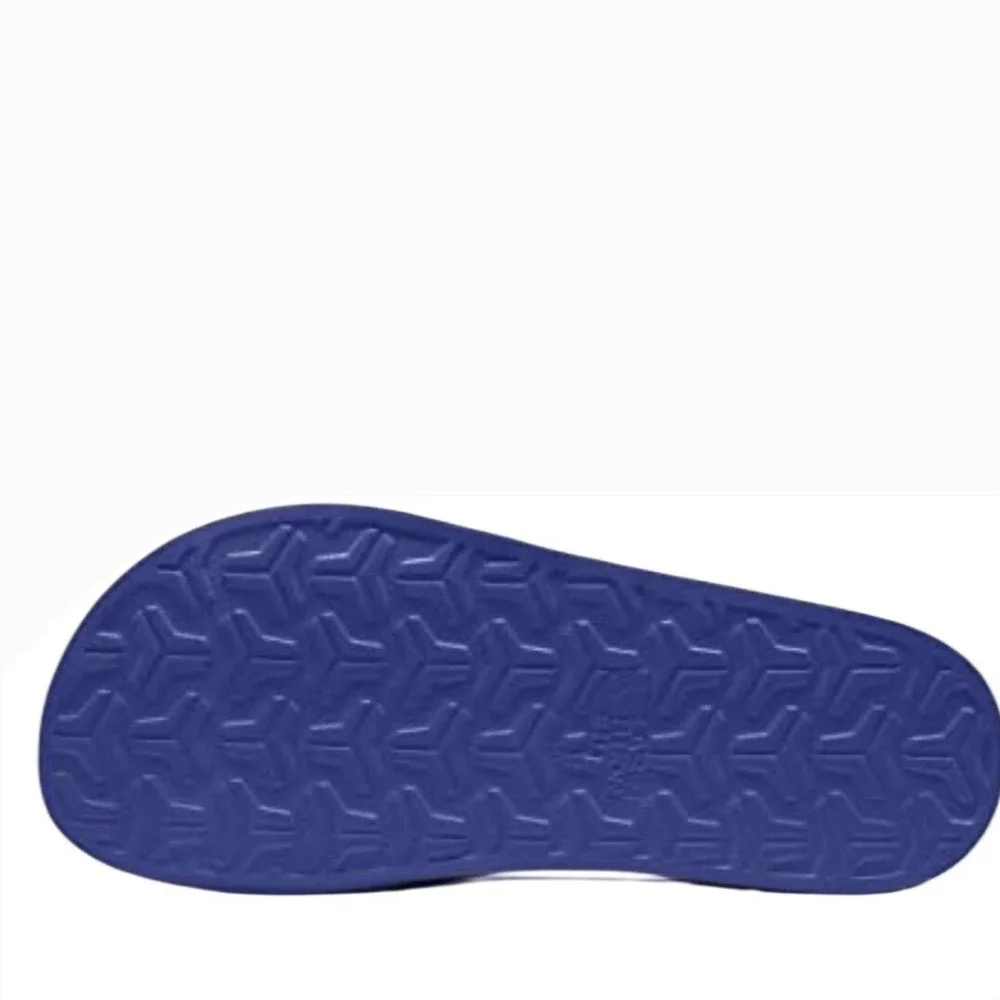 The North Face Mens Base Camp Slide III Blue Red Sandals NF0A4T2R Size 8